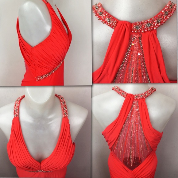 CACHET Formal Gown Beaded floor length - Picture 5 of 11